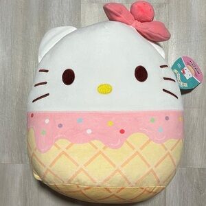 Hello Kitty Ice Cream Cone Squishmallow